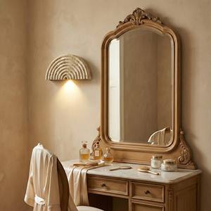 Applique murale en travertin Wabi Sabi, chevet, salon, Japandi, pierre naturelle, LED, CE, RoHS, <span class=keywords><strong>Sandro</strong></span>, applique murale en travertin, décoration moderne - Product Image 2