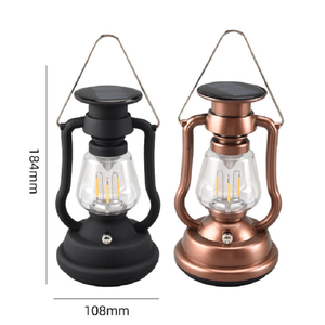 Xách Tay Đa Chức Năng <span class=keywords><strong>LED</strong></span> Cắm Trại Ánh Sáng Khẩn Cấp Survival Công Cụ Năng Lượng Mặt Trời Hand Crank Cắm Trại Đèn Lồng Có Thể Sạc Lại Đèn Pin - Product Image 5