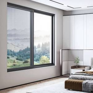 कस्टम आकार <span class=keywords><strong>3</strong></span> ट्रैक एल्यूमीनियम प्रोफाइल वाटरप्रूफ तूफान सबूत क्षैतिज एल्यूमीनियम स्लाइडिंग विंडो - Product Image 3