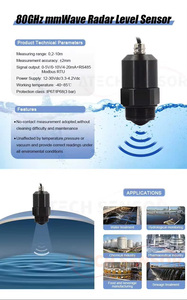 Atech Draadloze RS485 Wifi Radar Tuya Onderwater Ultrasone Slimme Vloeistofniveauzender Watertank Niveausensor - Product Image 5