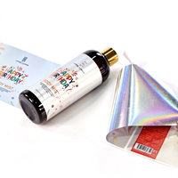Étiquettes holographiques personnalisées en marque blanche pour bouteilles de soins personnels, huiles essentielles, parfums et cosmétiques – Rouleaux et feuilles en vrac de qualité supérieure