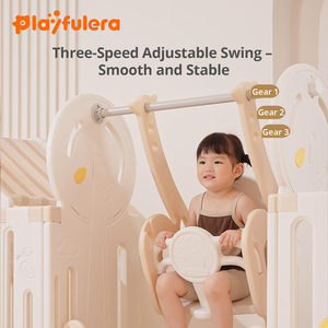 Corralito de Plástico Moderno, Seguro y Duradero para Bebés, para Uso en Interiores, Casa de Juegos Modular para Niños, Fácil de Montar, para Guardería, Escuela, Hogar y <span class=keywords><strong>Gimnasio</strong></span> - Product Image 6
