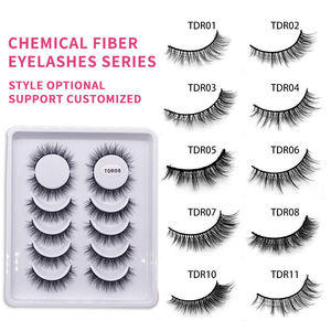 De <span class=keywords><strong>Vison</strong></span> 25Mm Cils Meilleure fabrication de cils pour les yeux Cils en soie de marque privée Faux cils - Product Image 4