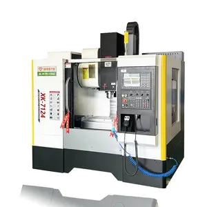 Schlussverkauf CNC-Fräsmaschine klein XK7124 weit genutzt CNC-Fräsmaschine Fräsmaschine VMC-Maschine mit fanuc XK7126 XH7132