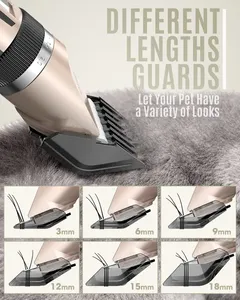 Rasoir pour animaux de compagnie chien chat spécial coupe de cheveux tondeuses électriques à poussoir cheveux de chien en peluche tondeuses de coiffeur électriques poussoir à cheveux - Product Image 5