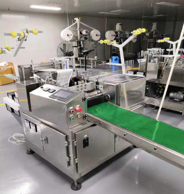 Высококачественная полностью автоматическая машина для упаковки спиртовых тампонов 5 кВт с высокой скоростью