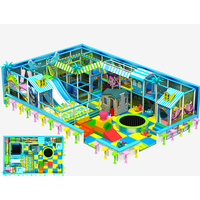 Ensemble de terrain de jeux intérieur commercial et trampoline, aire de jeux intérieure souple, équipement de terrain de jeux pour enfants en vente