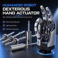 Vis à billes planétaire personnalisée de haute précision, composants d'actionneur linéaire pour bras et jambes de robot humanoïde