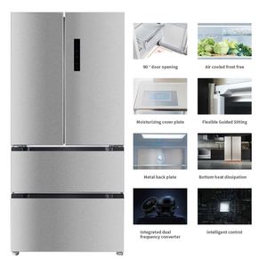 523L Professional Factory Energy Saving Smart <b>Fridge</b> Adjustable Frost Feet Refrigerator French Door <b>Fridge</b> Refrigerator French D - Product Image 6