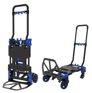 Chariot à main pliable à 4 roues, chariot à plateforme, chariot à main facile à transporter, chariot à roulettes personnalisable OEM pour le transport d'outils - Product Image 5