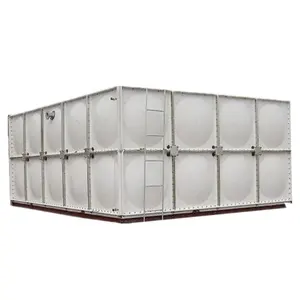 1000,000 Liters Assembled Sectional Modular Rectangular Fiberglass FRP GRP SMC Water Tank