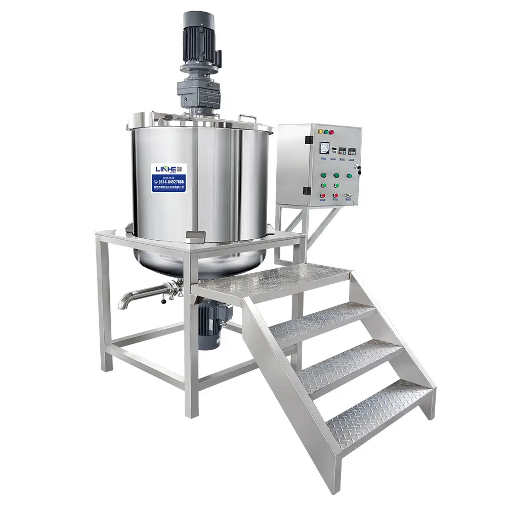 100L 500L 1000Lnuevo precio de maquina de hacer jabon detergente liquido tanque de mezcla mezclador homogeneizador