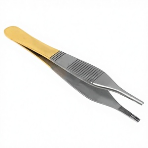 Adson Tissue Forceps Customized Size Brown <b>Titanium</b> Surgical Instruments Manual Clamp Instrument Set CE Certified Class I - Product Image 2