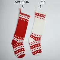 Günstige weihnachten knit stocking sublimation 2020 navidad ornamnets