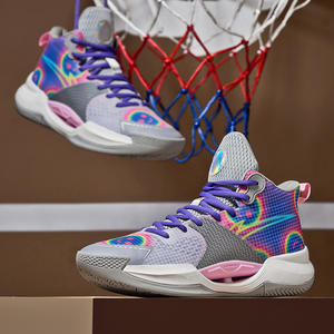 Zapatillas de baloncesto al por mayor a bajo precio con función antideslizante y estilo casual. Nuevas zapatillas deportivas para correr con suela de goma suave. - Product Image 2