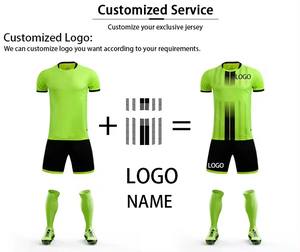 Herren Full Sublimation 7 v7 Soccer Wear Set OEM Service Langarm T-Shirts Blank Football Jersey Flagge Anpassbar Amerikaner - Product Image 4