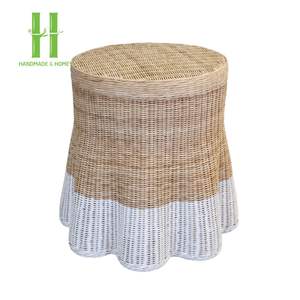 New Products Scalloped Coffee Table OEM Design Customize Handmade Decor <b>Home</b> <b>Furniture</b> From Vietnam Factory Directly Best Price - Product Image 4