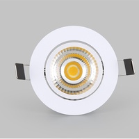 55mm 60mm COB projecteur corps en aluminium 3W 20W LED Anti-éblouissement moderne encastré plafonnier pour salon salle d'exposition allée