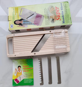 Wide Fruit <b>Vegetable</b> Chopper <b>Cutter</b> Super Mandoline Slicer with Stainless Steel Blades - Product Image 5