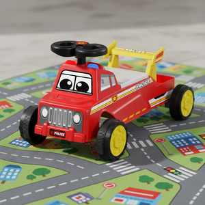 <span class=keywords><strong>Mini</strong></span>-voiture d'équilibre en plastique pour enfants, quatre roues, avec musique et contes, stabilisatrice, avec <span class=keywords><strong>panier</strong></span> de rangement. - Product Image 5