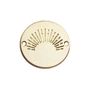 Tùy Chỉnh Tên Thương Hiệu Vòng Logo Chết Đúc Kim Loại Nhãn Quần Áo Thẻ May Để Đồ Bơi - Product Image 1