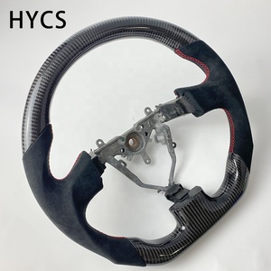 Accessoires intérieurs pour voitures de course JDM, personnalisation du volant en fibre de carbone pour les modèles WRX STI - Product Image 3