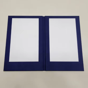 Portamenús de Cuero PU Personalizado con Iluminación LED de Doble Página, Portamenús Iluminado con LED - Product Image 1