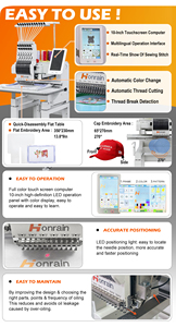 Honrain New Mini Máy Tính May Mặc Quần Áo T Áo Sơ Mi Phẳng Máy In Máy Thêu - Product Image 5
