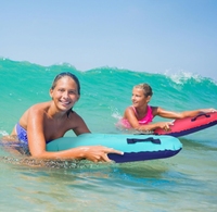 Jouets de natation légers, tapis de piscine, planche de surf gonflable en PVC, planche de surf pour enfants
