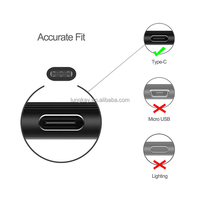 Aleación de zinc USB Tipo-C Cable 1M Chaqueta de nylon Trenza Cargador rápido Cable de transferencia de datos para accesorios móviles al por mayor