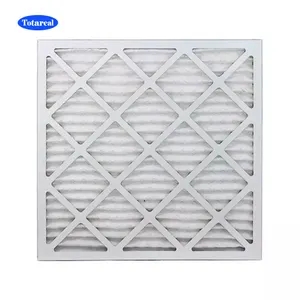 Customized Paper Cardboard Folded Panel Primary Filter Cotton AC Furnace Air Filter MPR 1000 20x10x1