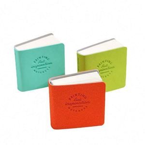 3PCS Mini Portable Notebook Sketchbook <b>Set</b> <b>Sewing</b> Binding 50 Sheets Multi-color Artistic Design Office/Campus Daily Records - Product Image 6