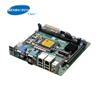 Cartes mères colorées LGA1155 Pci Slot carte mère dernière carte mère double Lan DDR3 6COM 10USB B75 Chipset carte mère