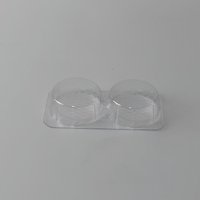 Custom Macaron cioccolato trasparente scatola di imballaggio in plastica per animali domestici vassoio Blaster monouso a conchiglia per specifiche alimentari personalizzate