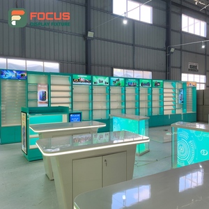 ตู้โชว์ร้านขายบุหรี่ทรงสี่เหลี่ยม ตู้โชว์ไม้กระจกพร้อมไฟ LED สำหรับแสดงสินค้ายาสูบ - Product Image 5