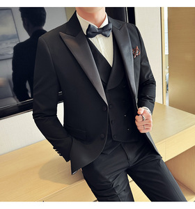 Traje <span class=keywords><strong>de</strong></span> Dos Piezas con Botones <span class=keywords><strong>para</strong></span> Hombre, Estándar Profesional, <span class=keywords><strong>para</strong></span> Bodas, Anfitriones <span class=keywords><strong>de</strong></span> Banquetes, Reuniones Anuales - Product Image 6