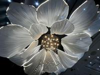 Fleurs Décoratives Géantes pour Plafond d'Hôtel, Décoration de Mariage de Luxe à Suspendre, Créations Florales