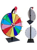 Roue de la fortune de jeu de fête, roue tournante de prix, réglable, de bureau et sur pied, en mousse colorée, OEM