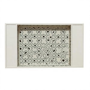 Plateau de service classique en résine d'os de haute qualité, idéal pour hôtels, restaurants, cadeaux d'entreprise, emballage personnalisé, ensemble de vaisselle décorative - Product Image 1
