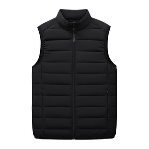 Chaleco de Plumón para Hombre, Casual, de Invierno, con Calefacción, Cortavientos, con Relleno de Plumas de Pato, Ligero, con Cremallera, para Campamento y Senderismo al Aire Libre - Product Image 3