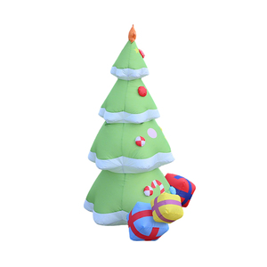 Albero di Natale Gonfiabile LED da 6 Piedi con Regalo, Decorazione Luminosa per Feste Natalizie, Giardino e Prato - Product Image 5