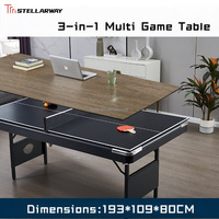 STELLARWAY - Vente flash - Table de billard pliable de 6 pieds - Table de snooker pliable avec accessoires de billard de haute qualité