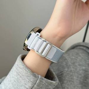 Bracelet de montre en nylon élastique à libération rapide 18 mm 20/22 mm avec boucle en acier inoxydable, confort élastique, bracelet de montre de qualité supérieure - Product Image 5
