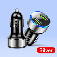 Chargeur de voiture USB double port rapide 10A pour téléphone portable