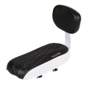 Siège Arrière de Vélo Prix d'Usine VTT en Cuir PU, Coussin Moelleux, Siège Porte-Bagages Arrière, Siège Enfant avec Dossier - Product Image 4