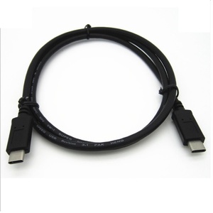 Cable de extensión de carga rápida personalizado <span class=keywords><strong>USB</strong></span> 3,1 tipo <span class=keywords><strong>C</strong></span> macho a macho, cargador de entrega de energía de 31, PD 5A para Macbook - Product Image 1