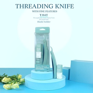Afeitadora manual plegable al por mayor y herramienta de afeitado para <span class=keywords><strong>barber</strong></span>ía fabricante de recortadores de <span class=keywords><strong>cejas</strong></span> - Product Image 2