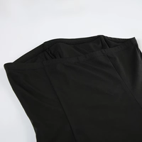 Nouvelle Robe Tube Décontractée Longue Femme Été 2026, Sans Bretelles, Couleur Unie, Taille Naturelle, Coupe Slim, Fente Haute, Respirante, Style A-Line, Tendance et Très Vendue