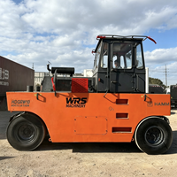 Compacteur pneumatique d'occasion Hamm GRW10, compacteur à pneus en caoutchouc Hamm GRW10 d'occasion pour la compactation des surfaces en asphalte routier