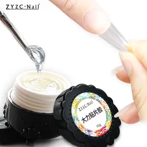 High Quality Professional Quick Building Nail Extend Tool Solid extension UV gel Nail Tips Glue Gel